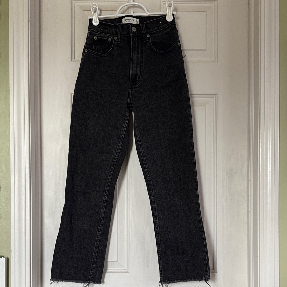 Abercrombie Black High Rise Women's Jeans